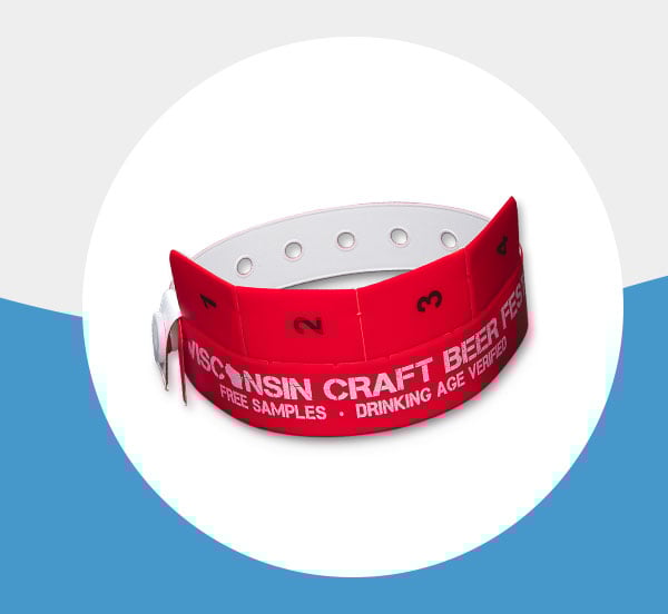 Vinyl Convention Wristband - Shop Now